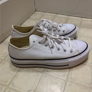Classic White Canvas Sneakers